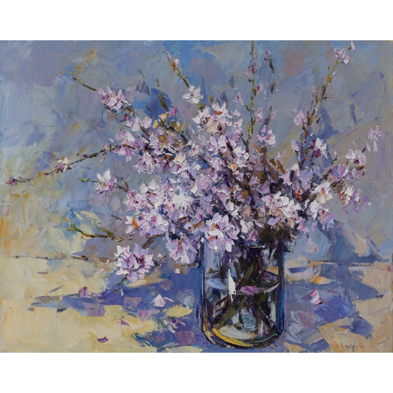 ALMOND BLOSSOMS FROM THE PELLI.(SOLD)