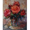 ORANGE ROSES “Rosas naranja” 33 x 41 cm/ 12,992 x 16,142 inches
