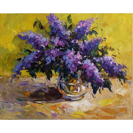 LILACS “Lilas” 100 x 81 cms / 39, 37 x 31,89 inches